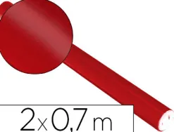 Papier métallisé clairefontaine 80g/m2 coloris rouge rouleau 0.7x2m