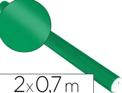 Papier métallisé clairefontaine 80g/m2 coloris vert rouleau 0.7x2m