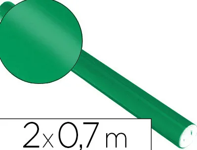 Papier métallisé clairefontaine 80g/m2 coloris vert rouleau 0.7x2m