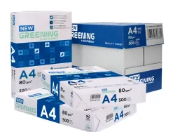 Papier multifonctio n greening a4 80g haute qualité pefc blancheur 146 opacité 92 rigidité 112 500f .