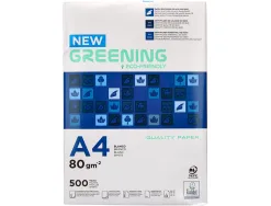 Papier multifonctio n greening a4 80g haute qualité pefc blancheur 146 opacité 92 rigidité 112 500f .