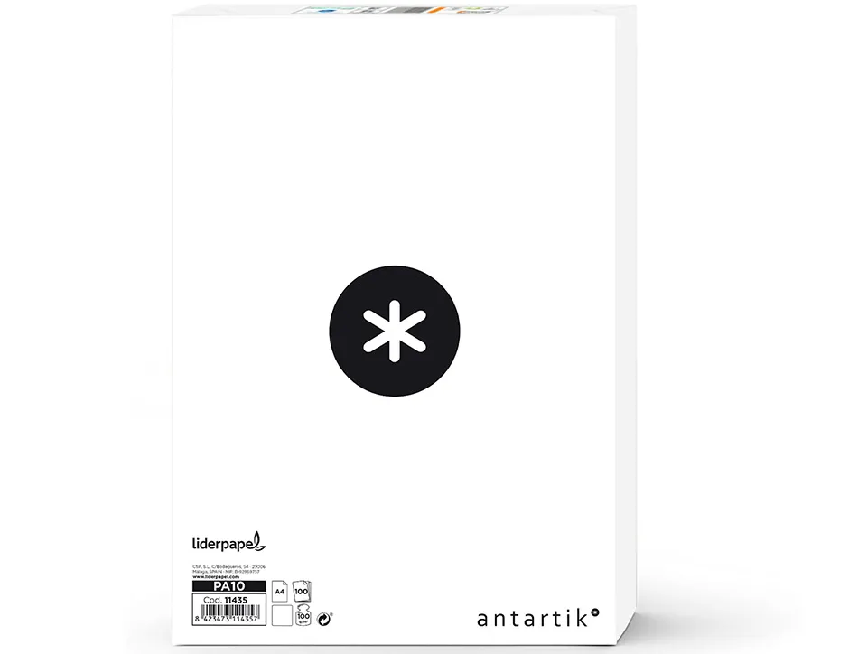 Papier multifonction antartik a4 100 g/m2 haute qualite blancheur 169 opacite 95 100 feuilles