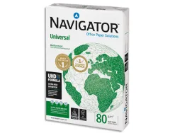 Papier navigator multifonction universal a4 80g blancheur 169 opacité 95 rigidité 120 qualité supérieure 500 feuilles
