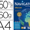 Papier navigator multifonction office card a4 160g/m2 blancheur 169 opacité 99 rigidité 51 250 feuilles