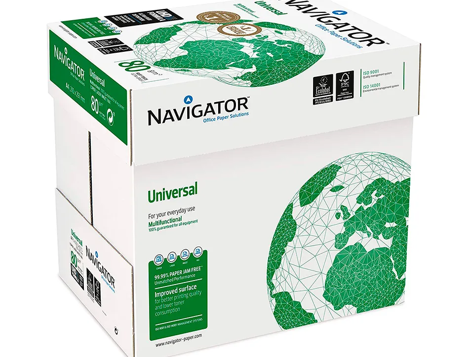 Papier navigator multifonction universal a3 80g blancheur 169 opacité 95 rigidité 120 qualité supérieure 500 feuilles