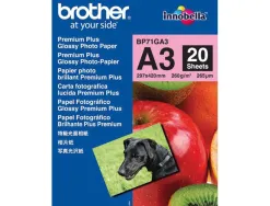 Papier photo brother brillant a3 260g/m2 paquet 20 feuilles