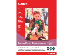 Papier photo canon a4 brillant 200gr/m2 paquet 100 feuilles