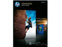 Papier photo hp advanced jet d'encre glacé brillant longévité des couleurs a4 250g/m2 paquet 25 feuilles