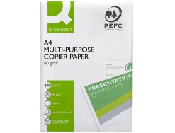 Papier q-connect a4 80g/m2 multifonction 500 feuilles 160 cie