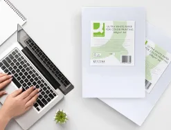 Papier q-connect multifonction ultrawhite a4 100g/m2 blancheur 170 opacité 96 rigidité 60 500 feuilles