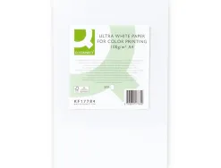 Papier q-connect multifonction ultrawhite a4 100g/m2 blancheur 170 opacité 96 rigidité 60 500 feuilles