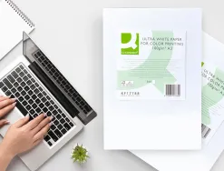 Papier q-connect multifonction ultrawhite a3 100g/m2 blancheur 170 opacité 96 rigidité 60 500 feuilles