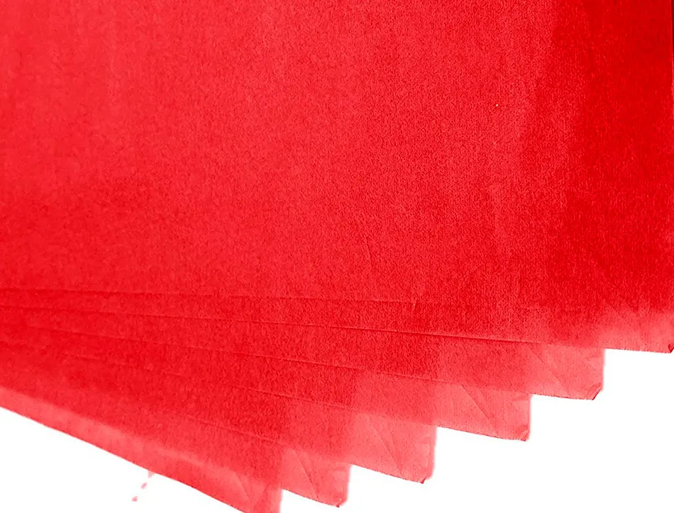 Papier soie liderpapel 52x76cm présentoir 60 sachets 5f 12 coloris assortis