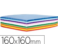 Papier soie maildor 16x16cm coloris assortis ramette 500f