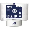 Papier toilette tork jumbo t1 rouleau maxi 360m 9,4cmlarge mandrin 6cm double épaisseur feuille laurier ecolabel pack 6u