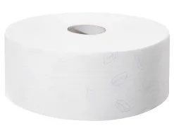 Papier toilette tork jumbo t1 rouleau maxi 360m 9,4cmlarge mandrin 6cm double épaisseur feuille laurier ecolabel pack 6u