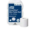 Papier toilette tork smartone t9 mini advanced 2 plis blanc rouleau 620 feuilles
