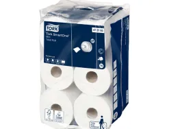 Papier toilette tork smartone t9 mini advanced 2 plis blanc rouleau 620 feuilles