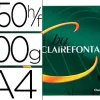 Papier vergé clairefontaine jet d'encre et laser a4 100g/m2 filigrané haute gamme unicolore ivoire paquet 250 feuilles