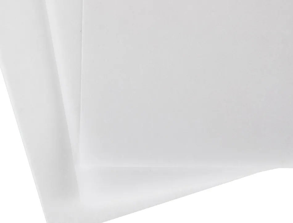 Papier végétal liderpapel calque haute transparence surface régulière satinée 90g/m2 a3 297x420mm