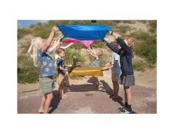 Parachutes bs toys squirl parachutes 4 poignees 100 cm 5 sacs ecureuils volants 2 a 20 joueurs