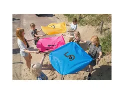 Parachutes bs toys squirl parachutes 4 poignees 100 cm 5 sacs ecureuils volants 2 a 20 joueurs