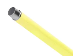 Parure stylo-bille et roller belius endless summer aluminium atributs argent encre bleue coloris jaune coffret cadeau