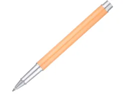 Parure stylo-bille et roller belius endless summer aluminium atributs argent encre bleue coloris orange coffret cadeau