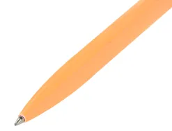 Parure stylo-bille et roller belius endless summer aluminium atributs argent encre bleue coloris orange coffret cadeau