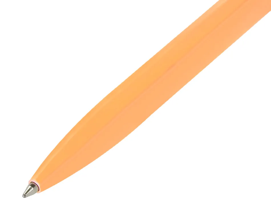 Parure stylo-bille et roller belius endless summer aluminium atributs argent encre bleue coloris orange coffret cadeau