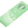 Parure stylo-bille et roller belius endless summer aluminium atributs argent encre bleue coloris vert coffret cadeau