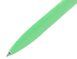 Parure stylo-bille et roller belius endless summer aluminium atributs argent encre bleue coloris vert coffret cadeau