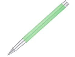 Parure stylo-bille et roller belius endless summer aluminium atributs argent encre bleue coloris vert coffret cadeau