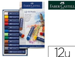 Pastel huile faber-castell creative studio forte pigmentation couvrante onctueuse etui carton 12