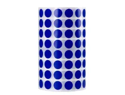 Pastille adhesive liderpapel diametre 10,5mm coloris bleu rouleau 6000 unites boite carton