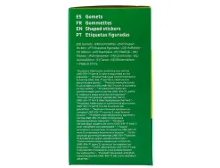 Pastille adhesive liderpapel diametre 10,5mm coloris jaune rouleau 6000 unites boite carton