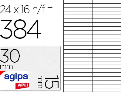 Pastille adhésive apli agipa diamètre 30mm permanente coloris blanc étui a5 384 unités