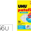 Pastille adhésive uhu invisible double face ultra-fine fixation permanente étui 56 unités