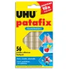 Pastille adhésive uhu patafix invisible fixation forte propre et détachable blister 56u lot 30 blister