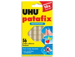 Pastille adhésive uhu patafix invisible fixation forte propre et détachable blister 56u lot 30 blister