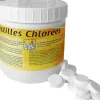 Pastille chlore actif effervescent désinfectant universel entretien des sols 145 unités boîte 500g