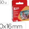 Pastilles apli double face adhesives dim. 10x16mm - 250u