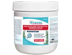 Pastilles de javel effervescentes wyritol parfum eucalyptus boîte de 150