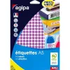 Pastilles multi-usage apli 8mm pochette de 10 coloris mauve 2940 unites