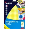 Pastilles multi-usage apli 8mm pochette de 10 coloris jaune 2940 unites