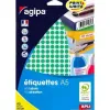 Pastilles multi-usage apli 8mm pochette de 10 coloris vert 2940 unites
