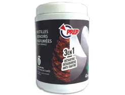 Pastilles pour urinoirs prep nettoie desodorise detartre parfum pin boîte de 40