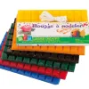 Pate a bougie graine creative a modeler 1300g coloris assortis 6 plaques