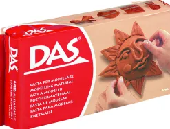 Pate a modeler das auto durcissante 1kg coloris rouge