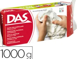 Pate a modeler das auto durcissante 1kg coloris blanc